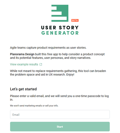 User Story Generator | AIcyclopedia
